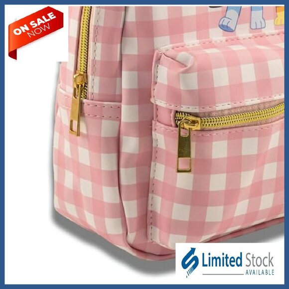 10" PU Leather Mini Backpack Purse for School Travel Everyday Use - Picture 5 of 7